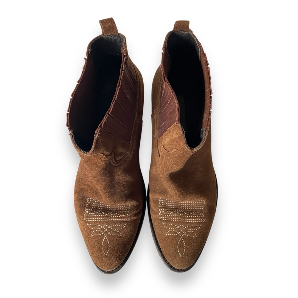 Golden Goose Suede Ankle Boot with Embroidery - Picture 8 of 12